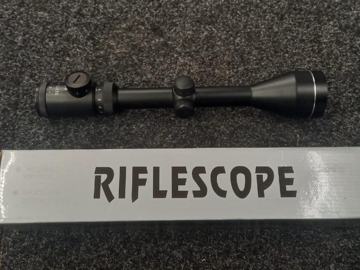 Rifle Scope 4-12x50 Verlicht draadkruis  / Lengte ; 34cm-4176-a